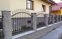 Сварной забор арочного типа